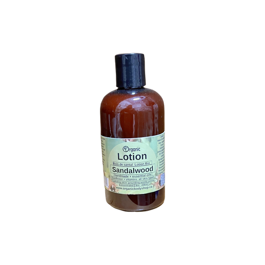 Sandalwood Lotion. Woody fresh