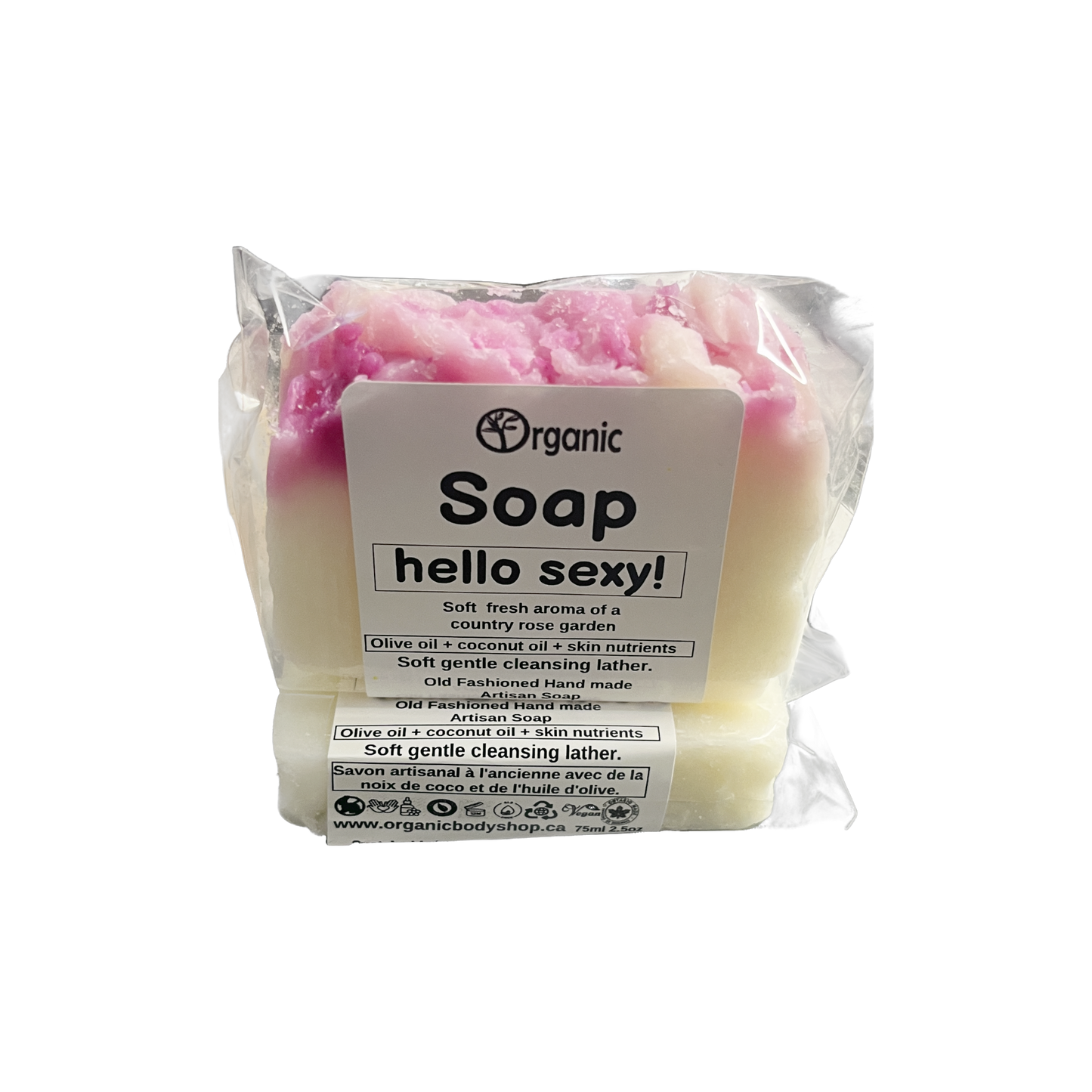 Bonjour Sexy ! Savon artisanal en barre 75 ml