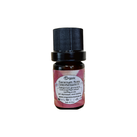 Geranium Rose Essential Oil -Wildcrafted. 5ml