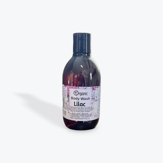 Lilac body wash. Spring floral