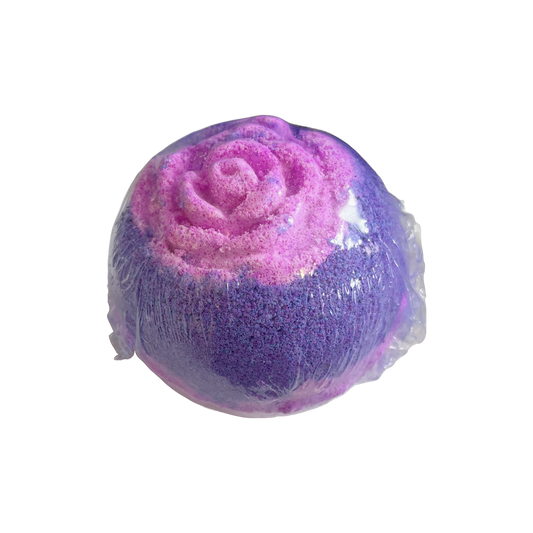 Bomba de baño "Hola Sexy". Atractivo aroma a rosa y especias.
