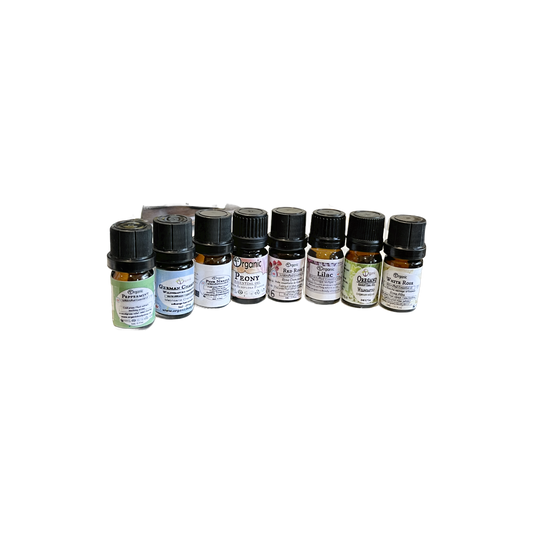 Peppermint essential oil. Wildcrafted.