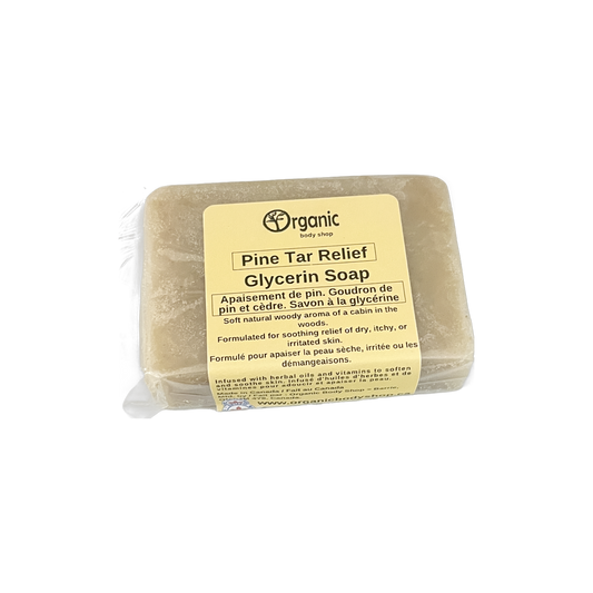 Savon au goudron de pin + huiles essentielles pour peaux sensibles