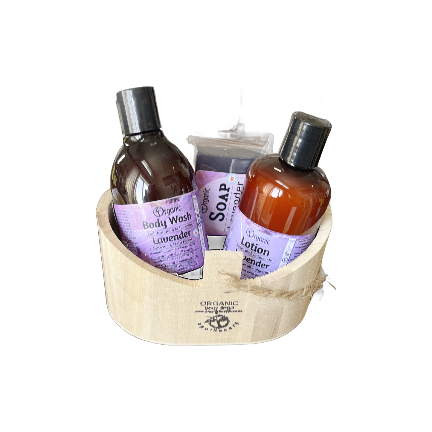 Coffret cadeau biologique pour le bain et le corps Satsuma. 3 pièces.