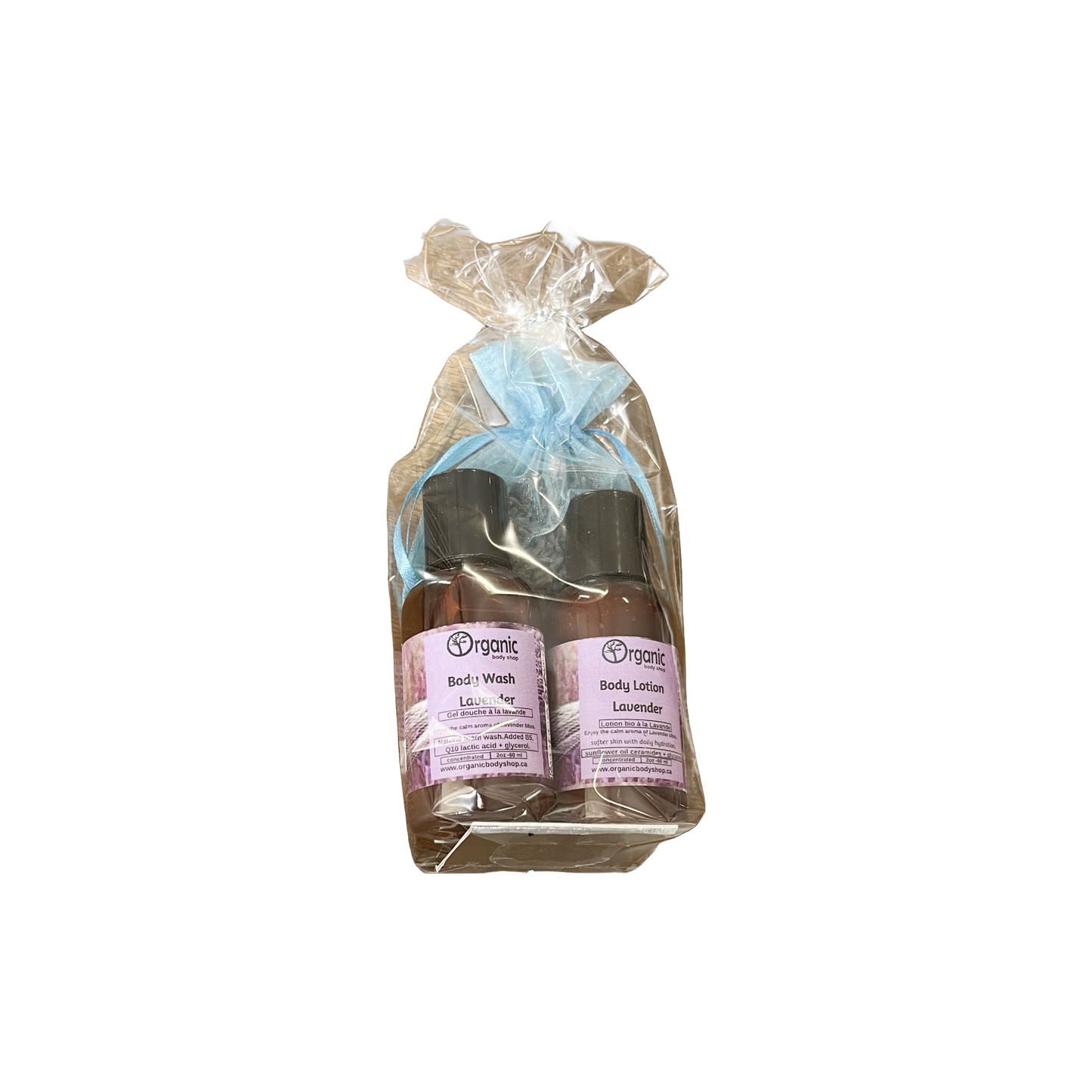 Coffret cadeau biologique pour le bain et le corps Satsuma. 3 pièces.