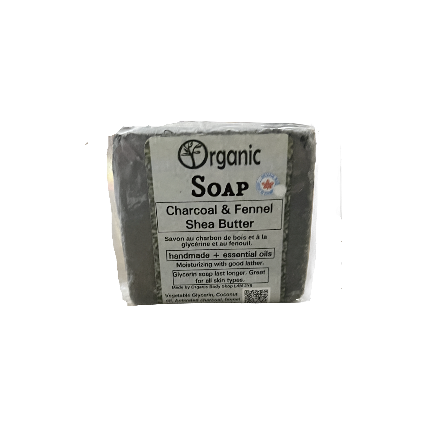 Charcoal Soap Bar-detox. natural aroma of licorice candy-118ml