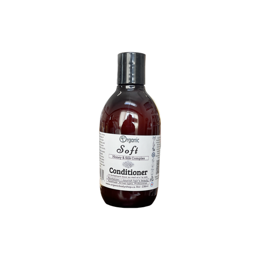 Après-shampoing doux. Miel biologique + soie