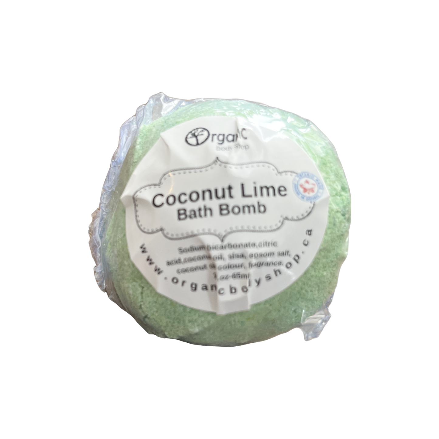 Bomba de baño de coco y lima de 100 ml