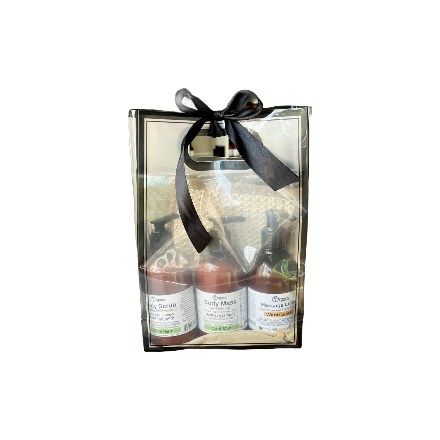 Masque corporel. Argile de kaolin. Menthe fraîche. 32oz