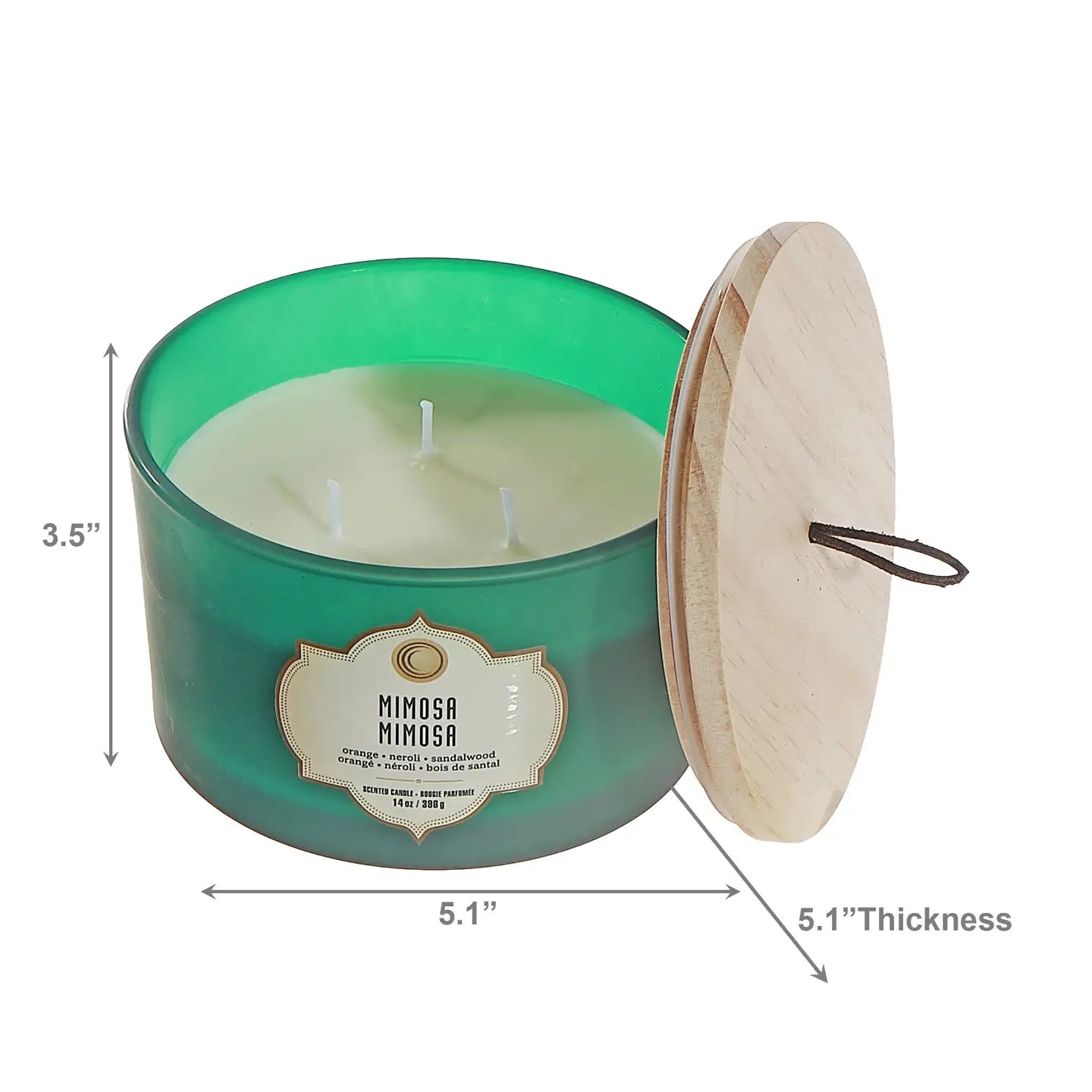 Mimosa 3-Wick Scented Candle