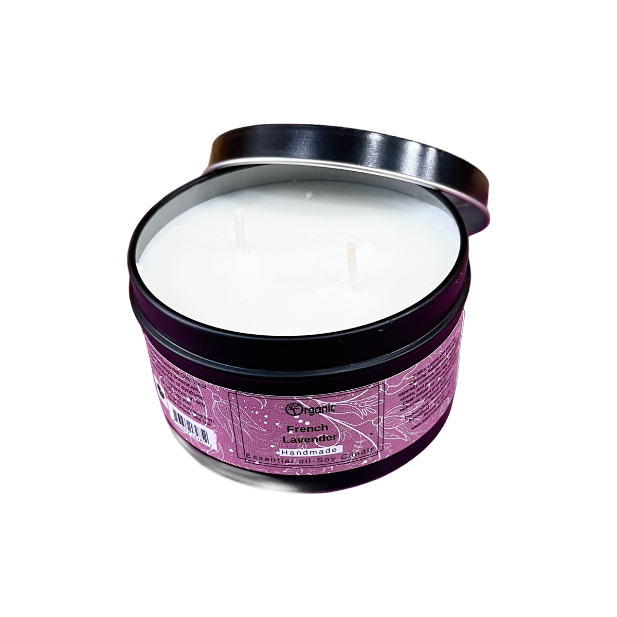 Calm Lavender Soy Candle | 2-Wick, 8 oz Tin