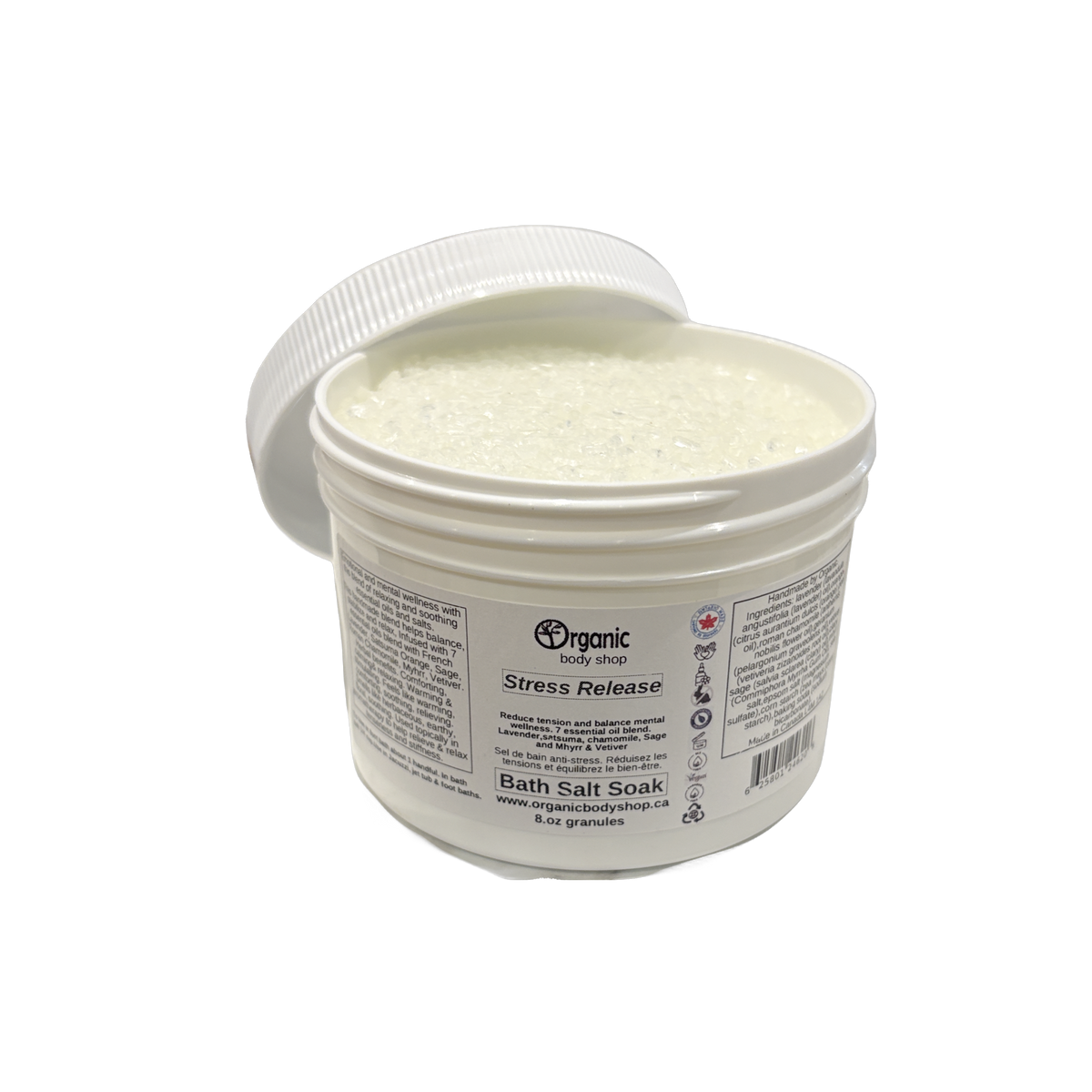 Stress Releasing Bath Salts – Soak away! 8 oz