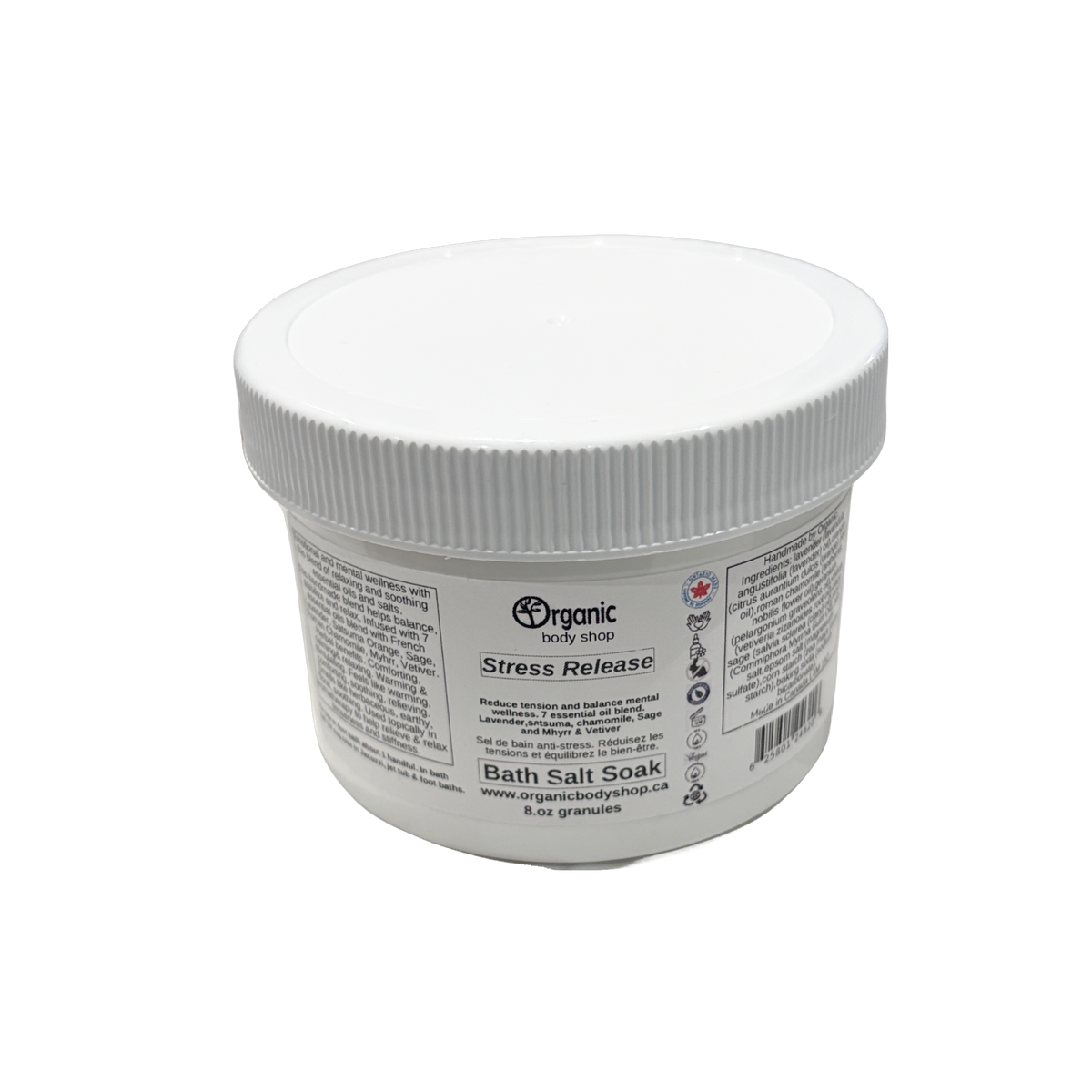 Stress Releasing Bath Salts – Soak away! 8 oz