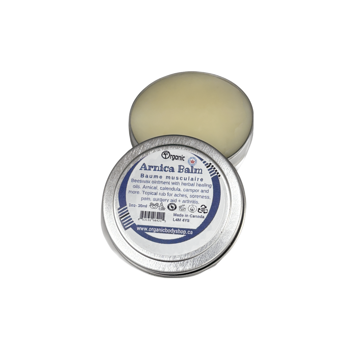 Arnica Muscle Balm | Beeswax & Herbal Oils | 30 mL / 1 oz
