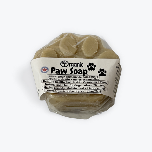 Barre de savon shampoing Paw Dog.