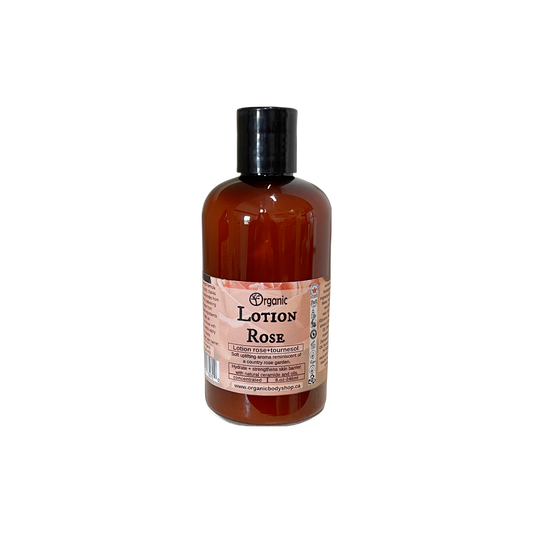 Lotion à l'huile de rose. Huile biologique + huile de tournesol