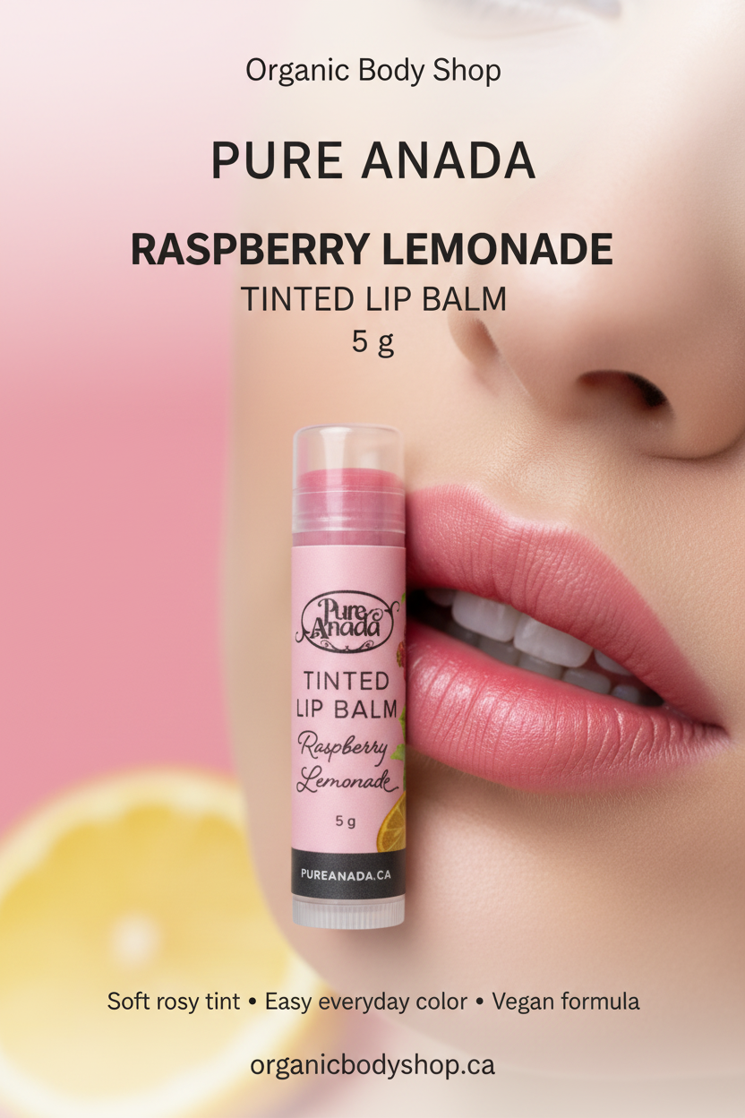 Pure Anada Raspberry Lemonade Tinted Lip Balm, 5 g