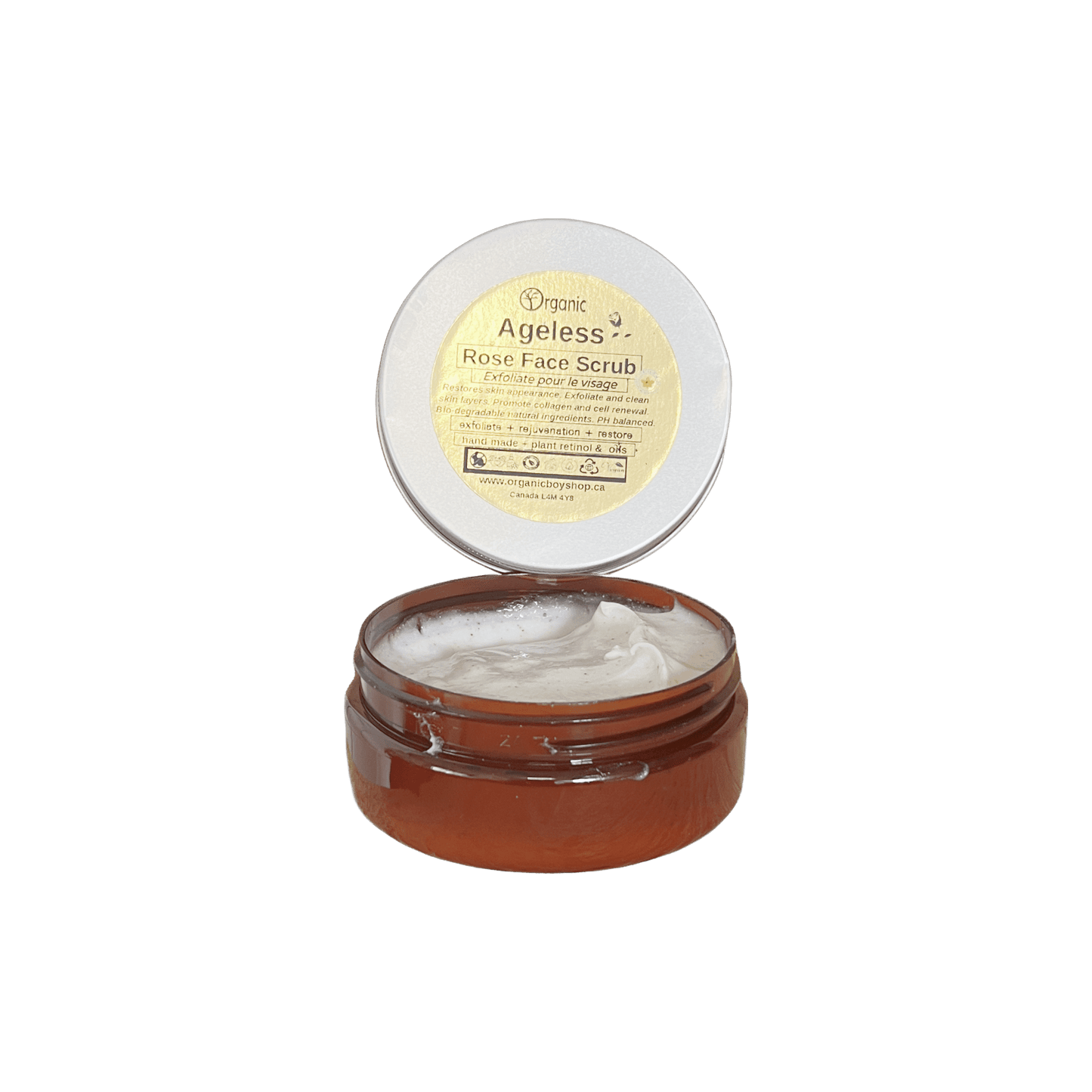 Ageless Face Scrub. Anti - aging. Hydrate. - Organic Body Shop