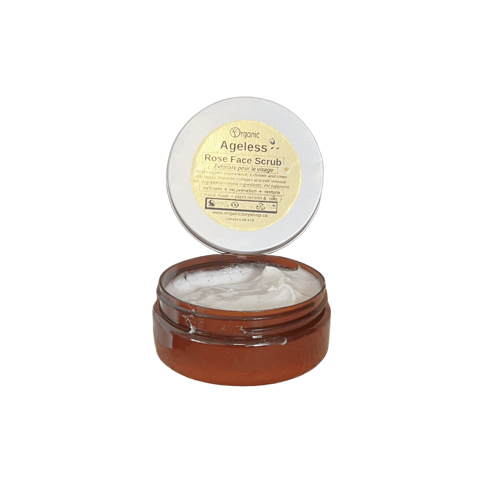 Ageless Face Scrub. Anti - aging. Hydrate. - Organic Body Shop