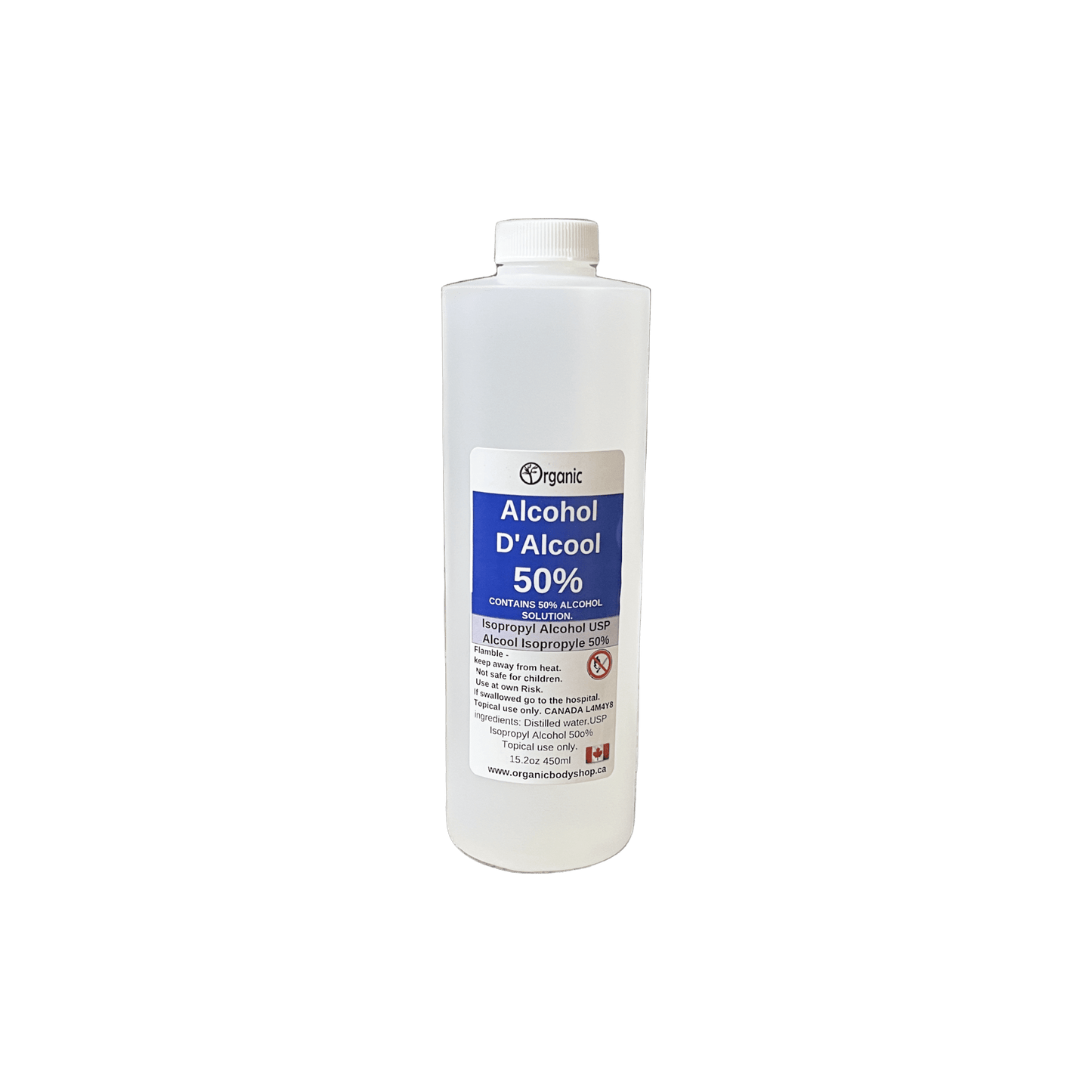 Alcohol ISP 50% 16oz - Organic Body Shop