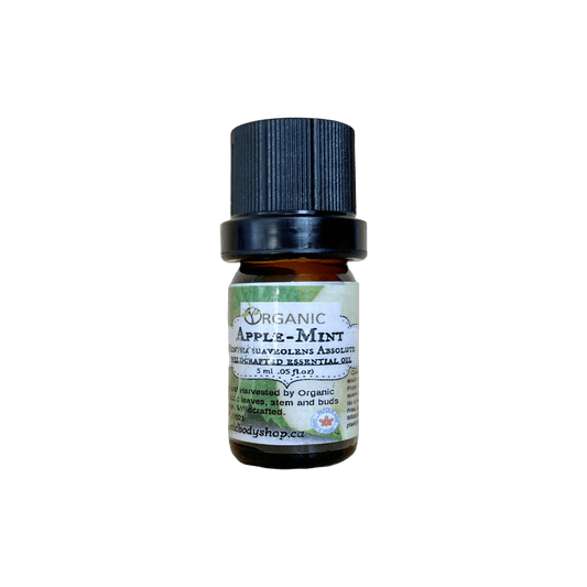 Apple Mint Essential Oil. Wild Crafted.Ontario - Organic Body Shop