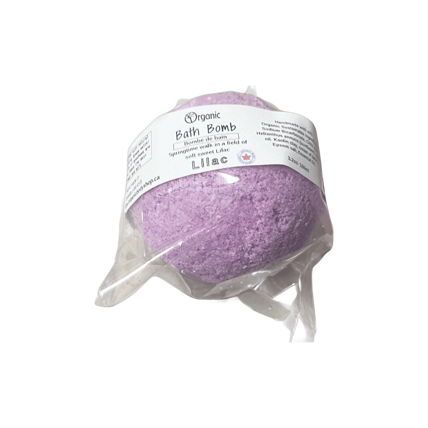 Bath Bomb - Lilac essential oil - Organic Body Shop