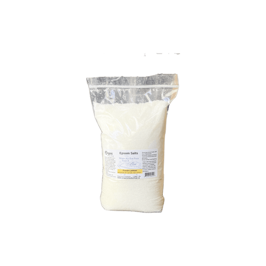 Bath Salts: Fresh Lemon 3lb bag - Organic Body Shop