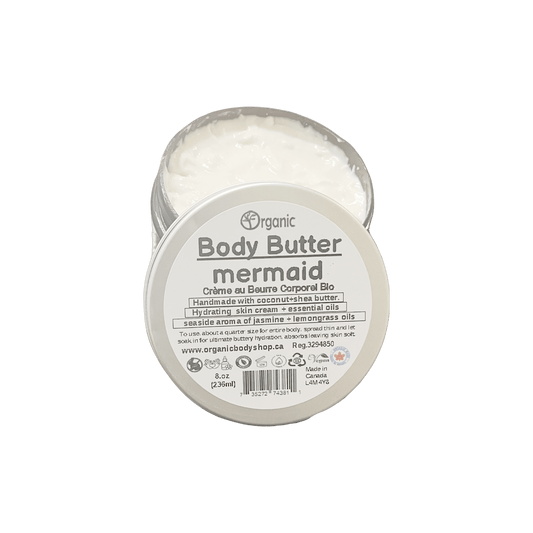 Body butter. Mermaid. beachy aroma! 8oz - Organic Body Shop