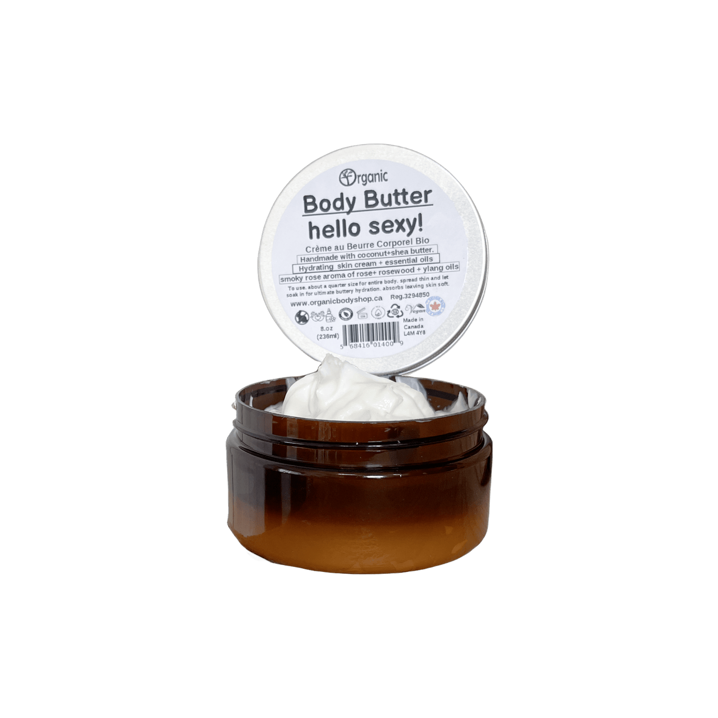 Body Butter.hello sexy! Organic 8oz - Organic Body Shop