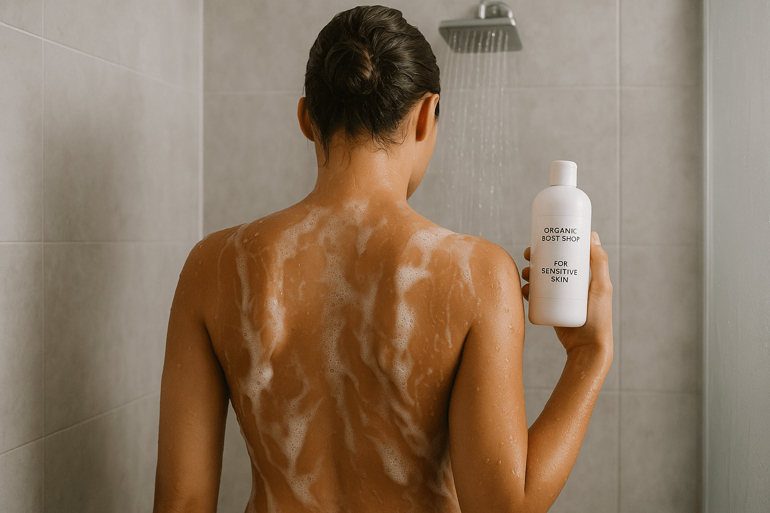 Body Wash. sensitive skin. hydrating.Un - Scented Atmosphere 32oz - Organic Body Shop