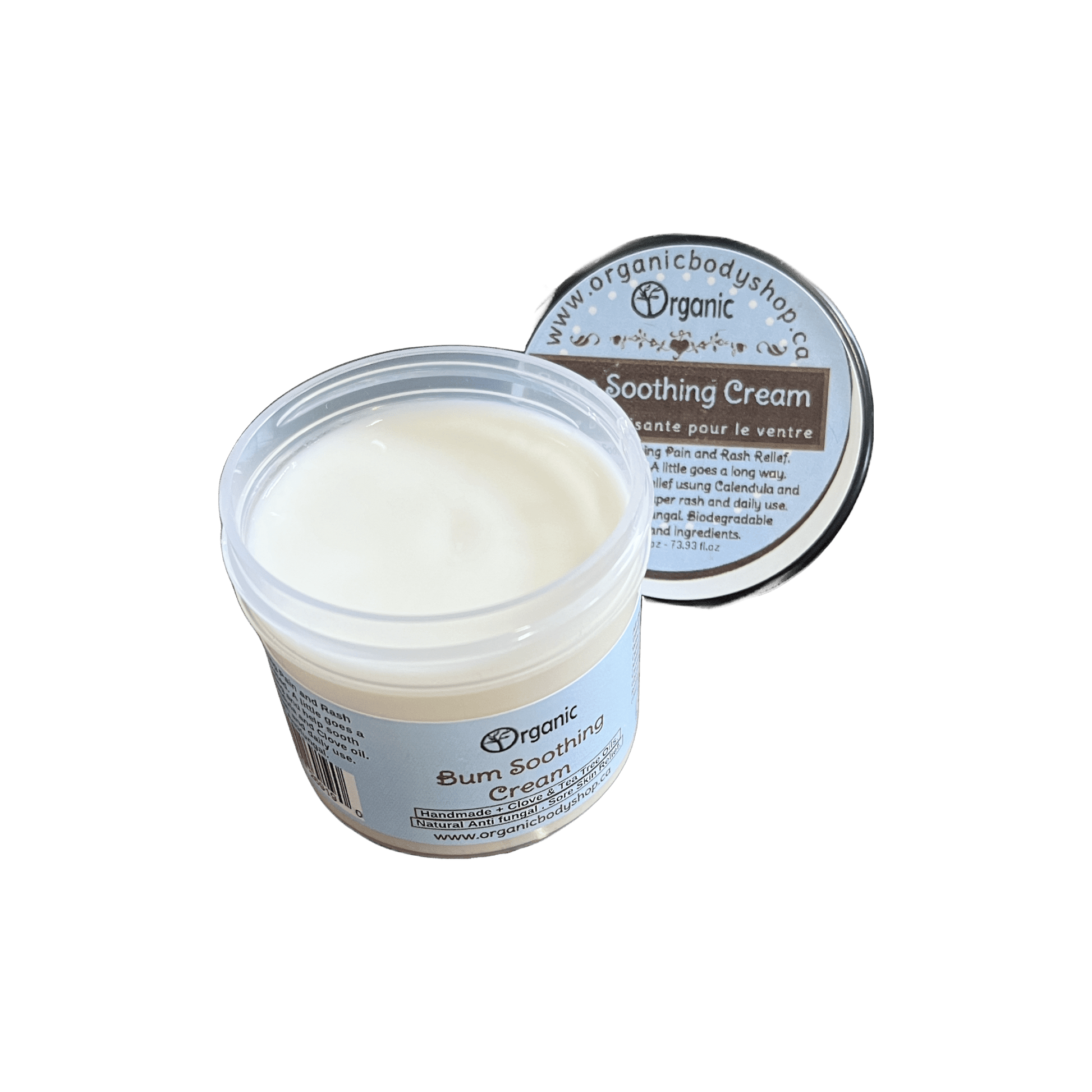 Bum Cream. Soothing Clove+Calendula - Organic Body Shop