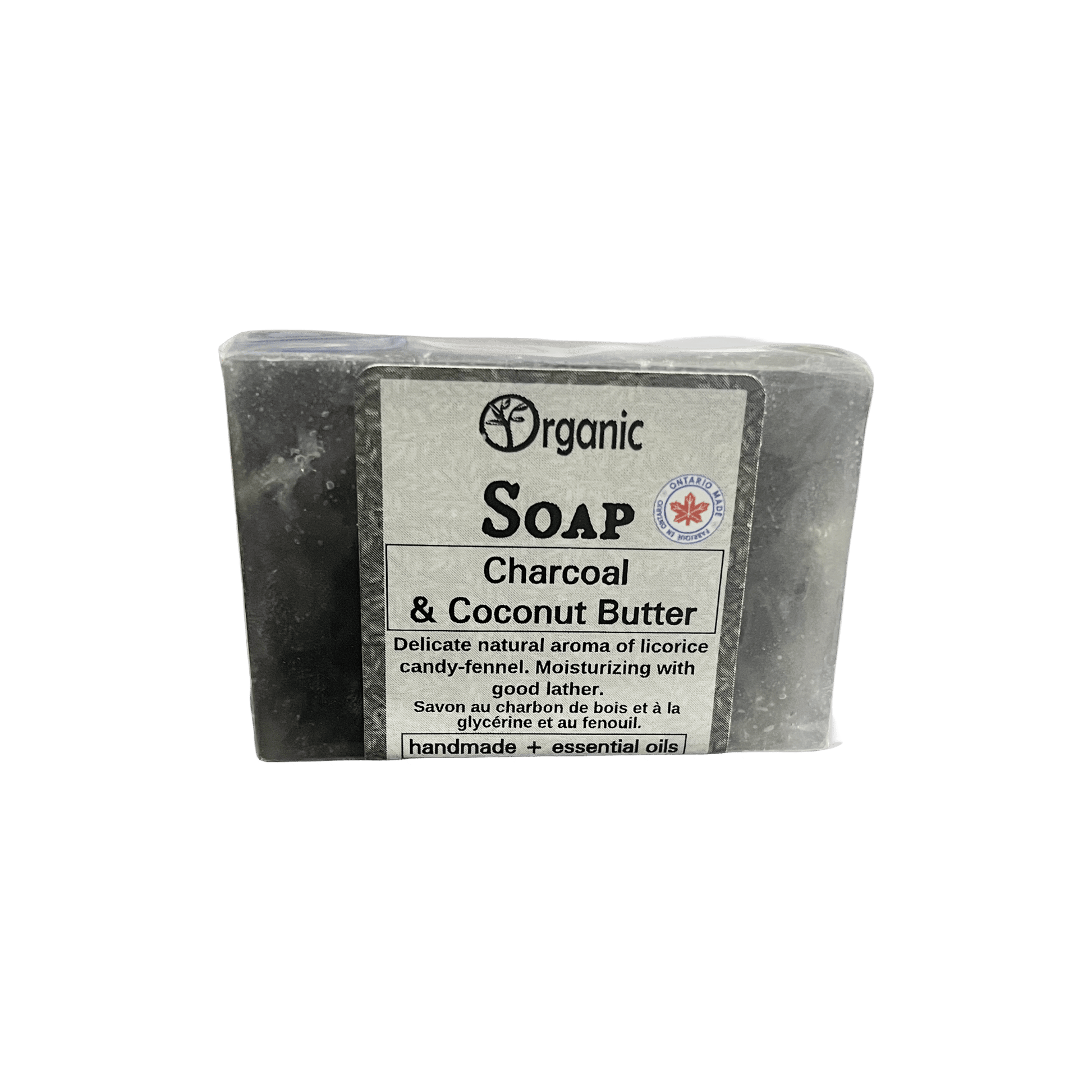 Charcoal Soap Bar - detox. Natural acne remedy - 118ml - Organic Body Shop