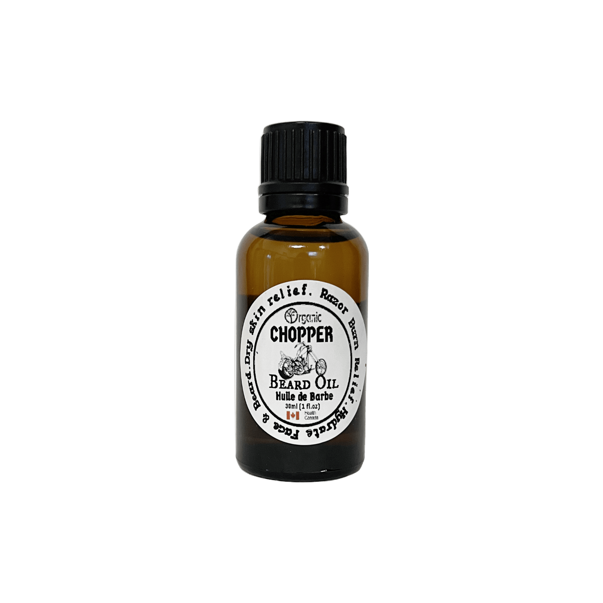 Chopper Beard Oil - aroma of camping by the fire in the woods. - Organic Body Shop