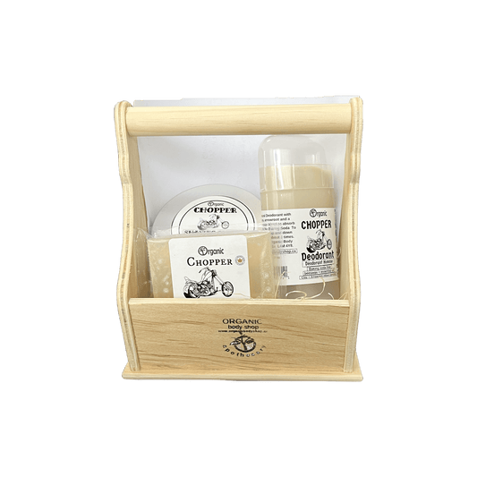 Chopper Men's Toolbox. Aroma of camping by the fire in the woods. - Organic Body Shop