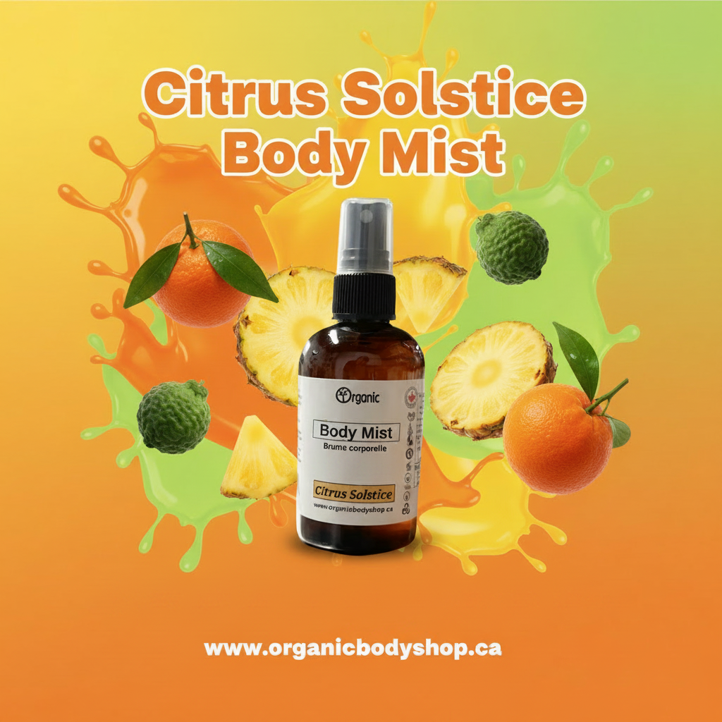 Citrus Solstice Body Mist Ad with Website