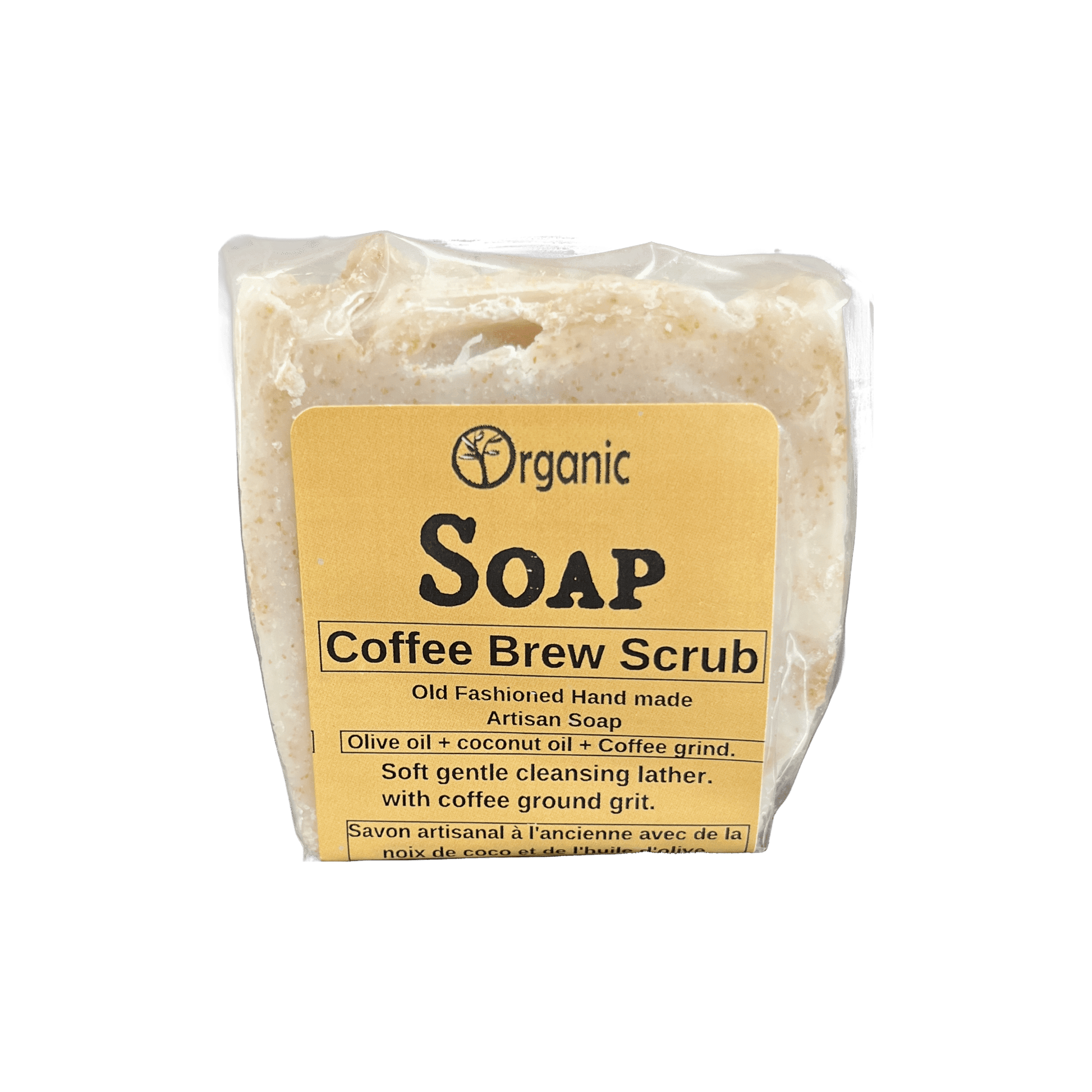 Coffee Brew Scrub Bar 90ml.travel size - Organic Body Shop