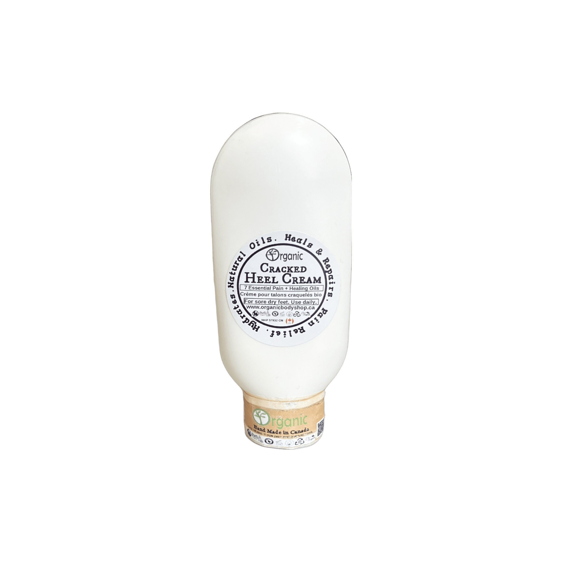 Cracked Heel Cream+ herbal healing oils. 118ml - Organic Body Shop
