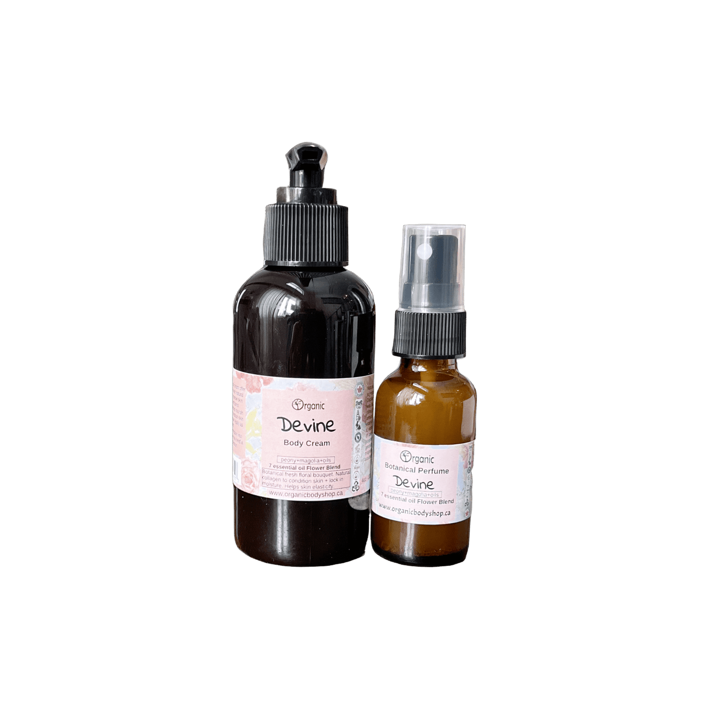 Divine body Gift. Natural perfume+ body cream. - Organic Body Shop