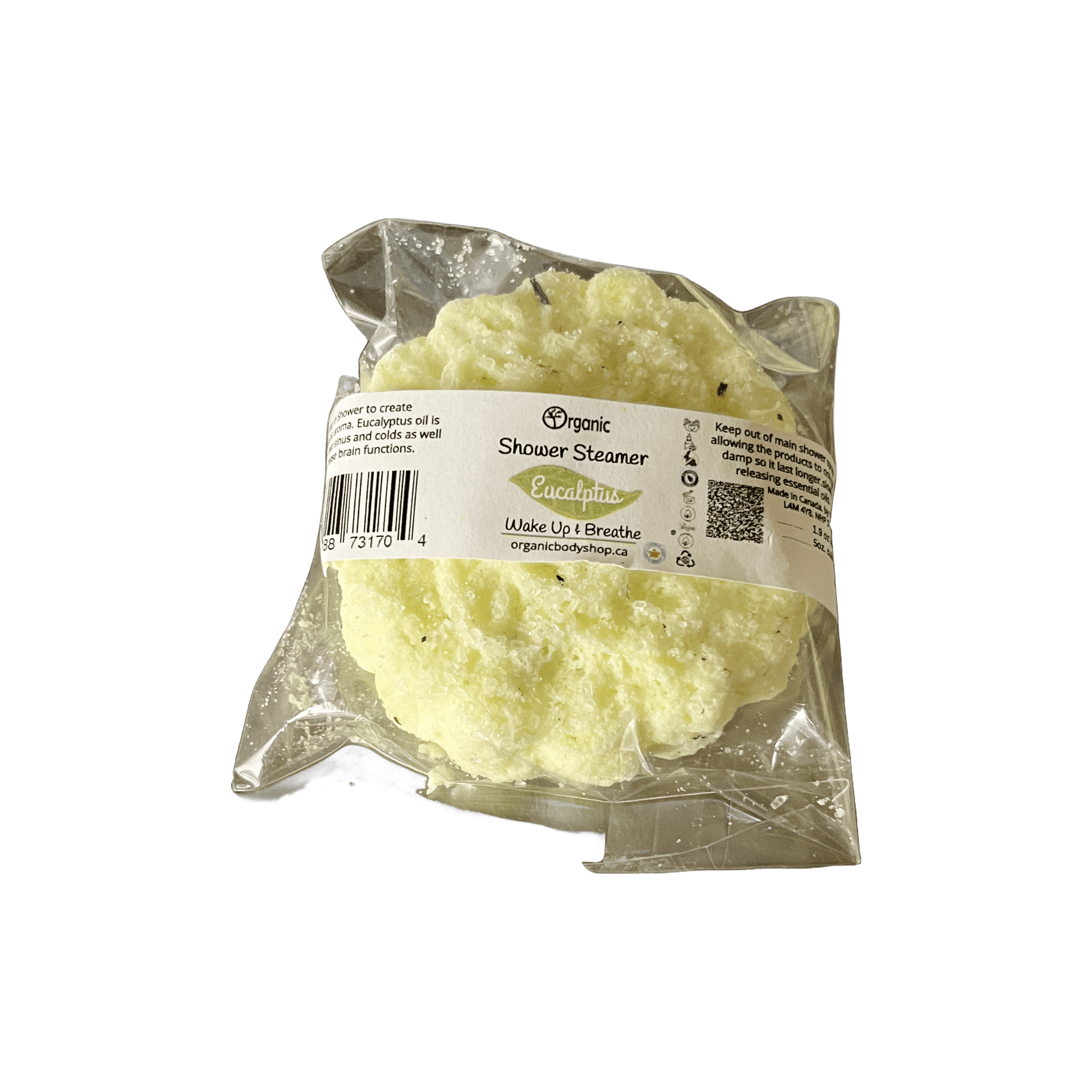 Eucalyptus Shower Steamer. Large - Organic Body Shop