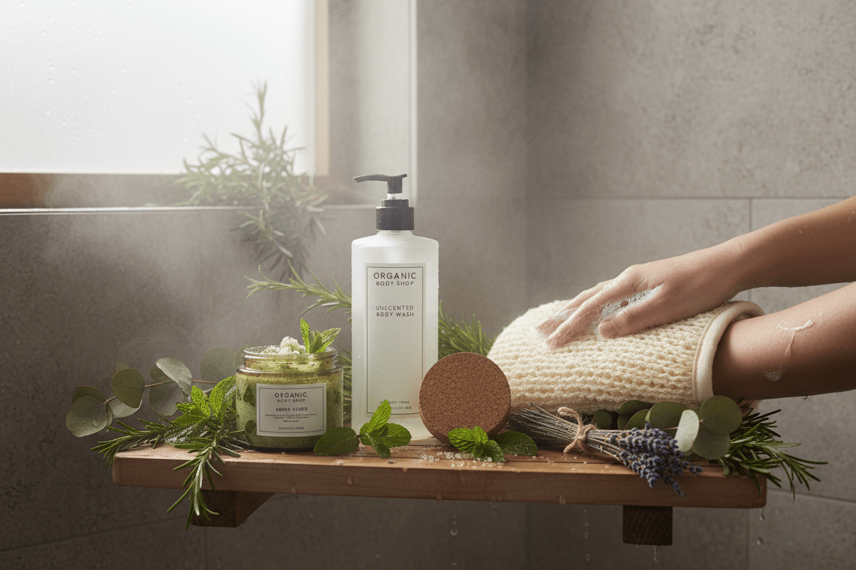 Everything Shower Gift. Luxury skin care - Organic Body Shop