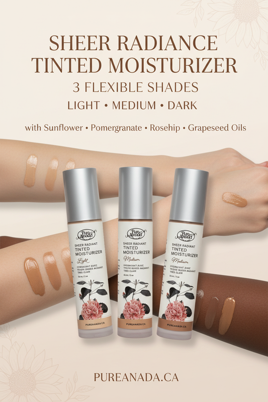 Final Pure Anada tinted moisturizer marketing poster