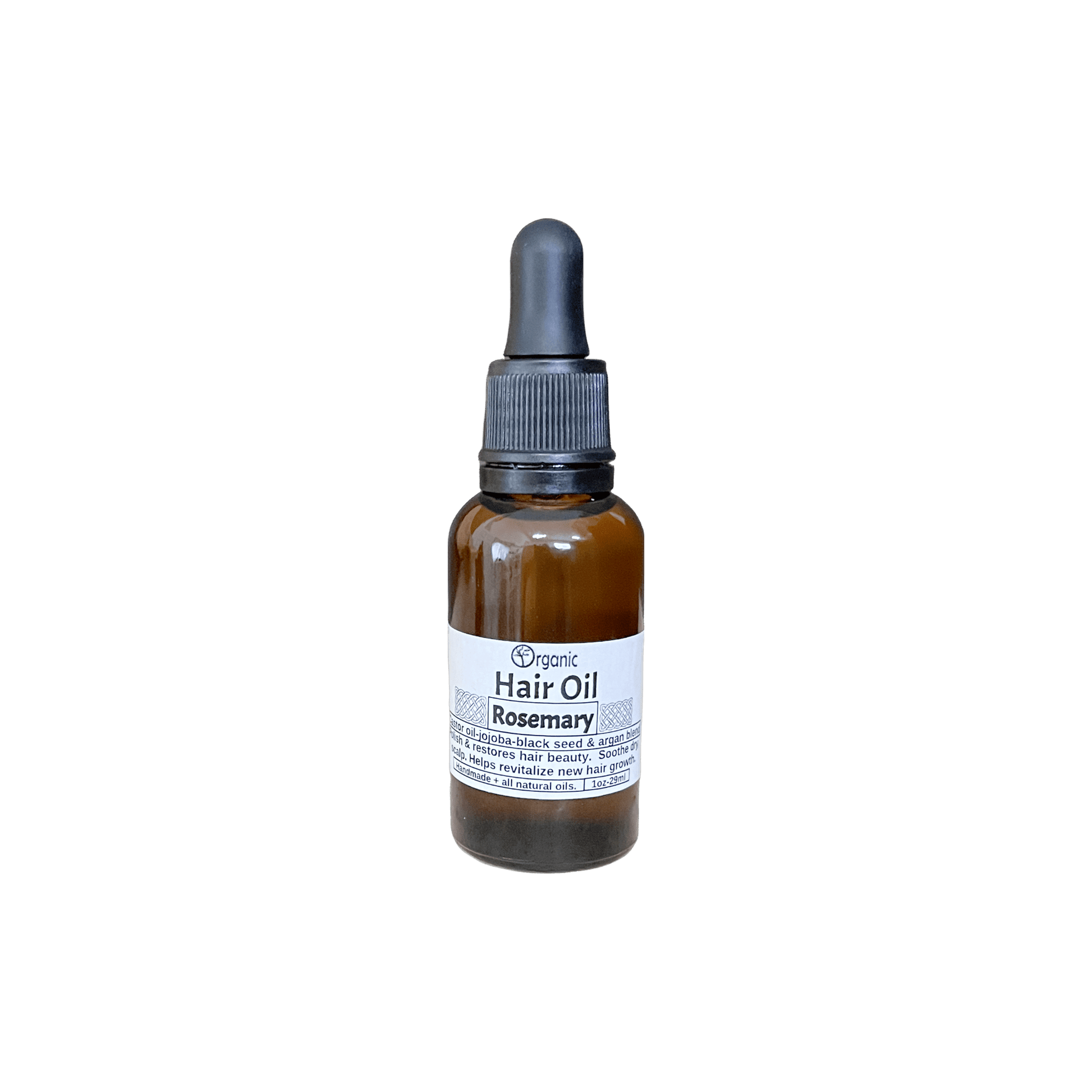 Hair Oil. Rosemary, Argan + Castor oil. - Organic Body Shop