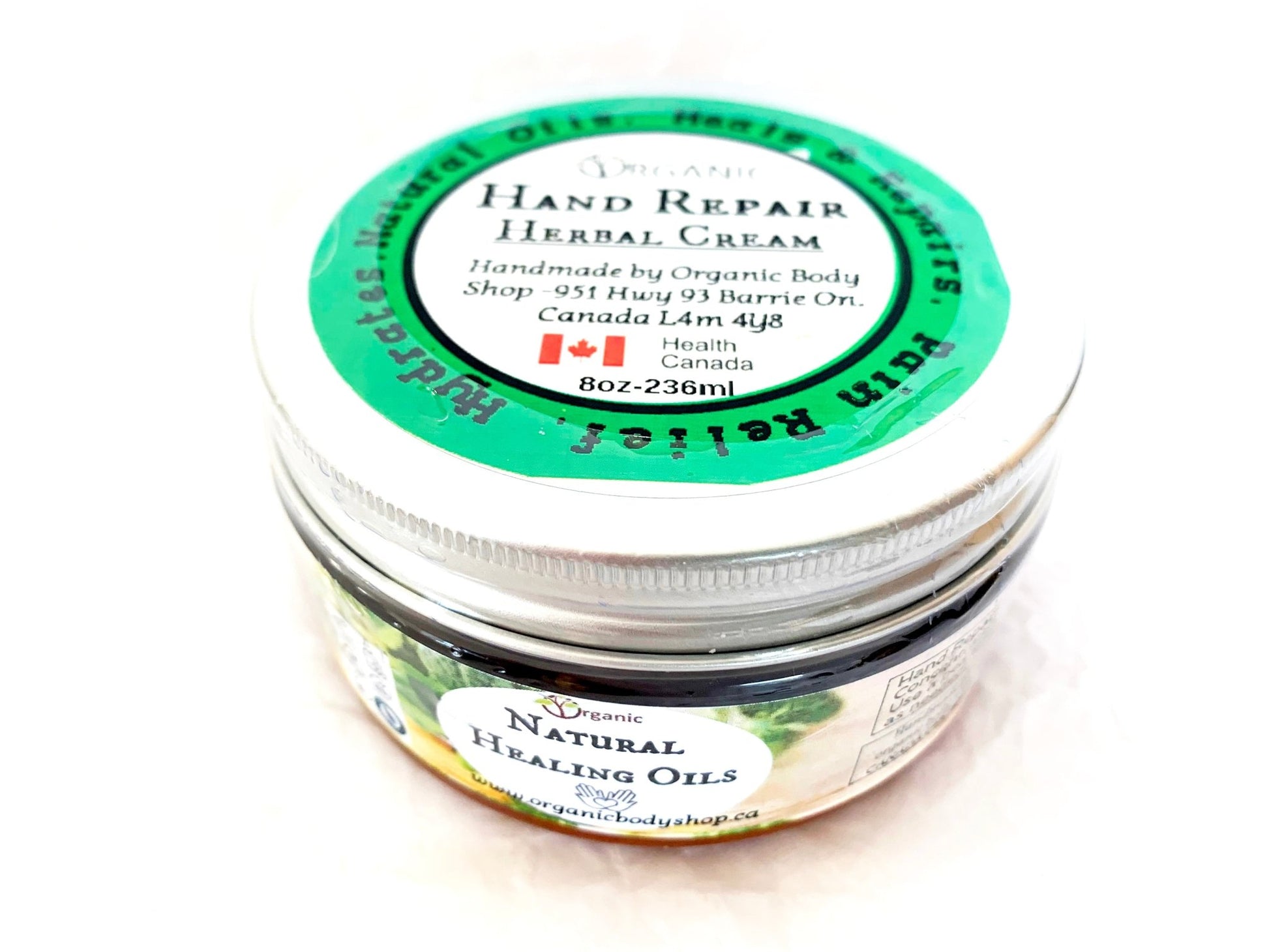 Hand Repair Cream. Herbal healing remedy.246ml - Organic Body Shop