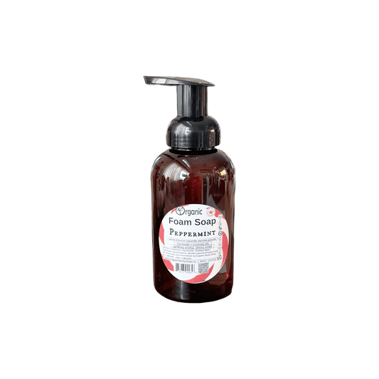 Hand Soap. Cool Peppermint 12oz - Organic Body Shop