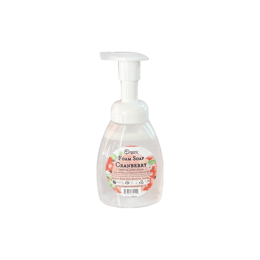 Hand Soap. Sweet cranberry 8oz - Organic Body Shop