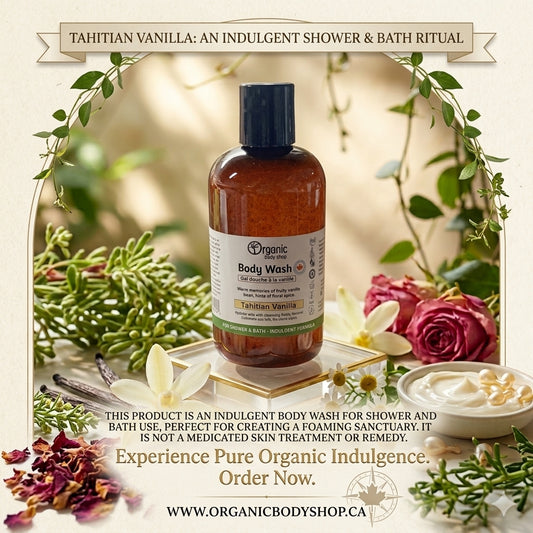 Tahitian Vanilla Body Wash with Aloe ,Q10 and ceramide