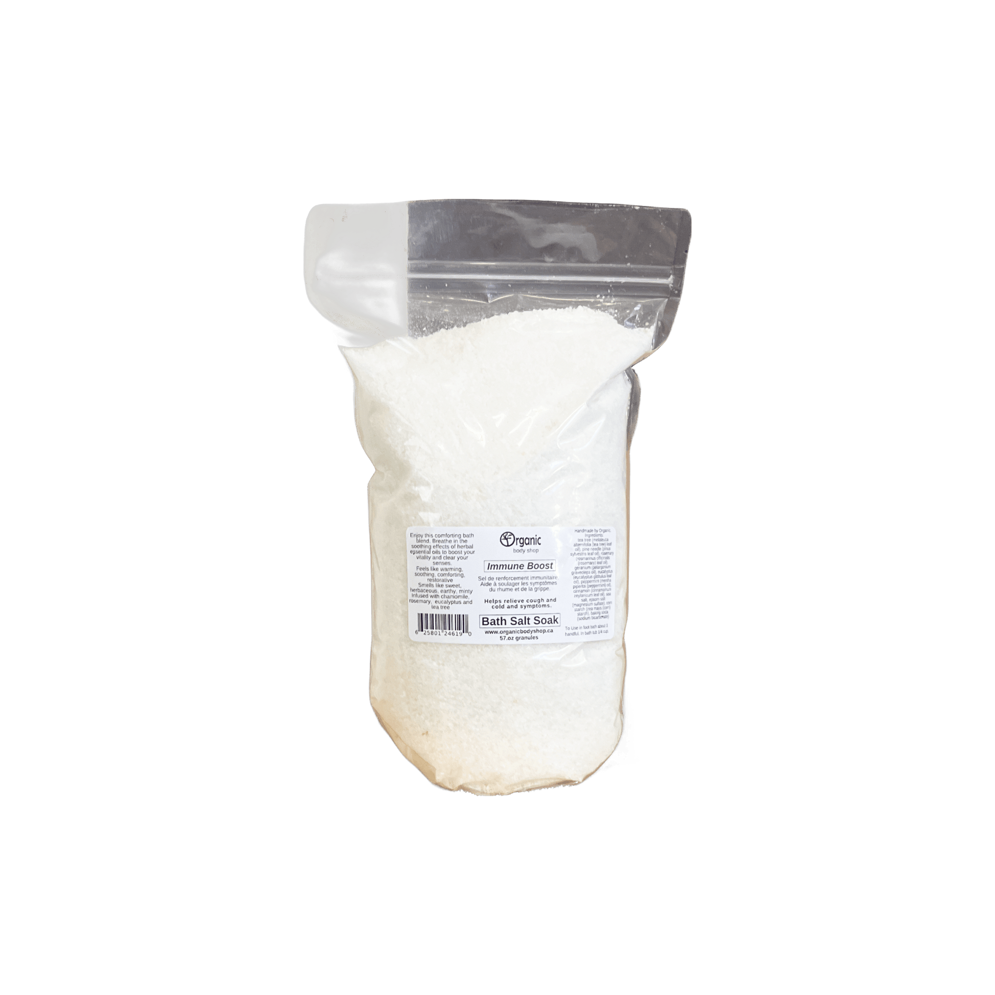 Immune Boost Bath Salts. 55oz - Organic Body Shop