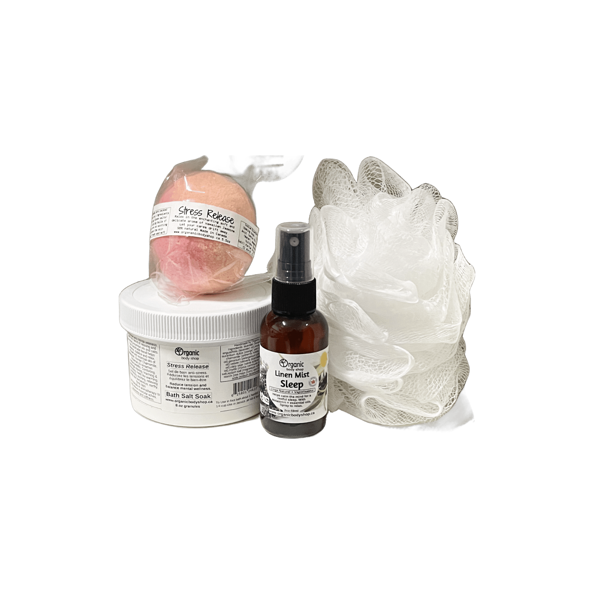 Just Relax Gift Set 4pc - Organic Body Shop