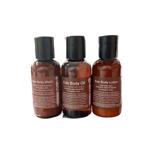 Kids Bath and body gift set. Calm soothing aroma - Organic Body Shop