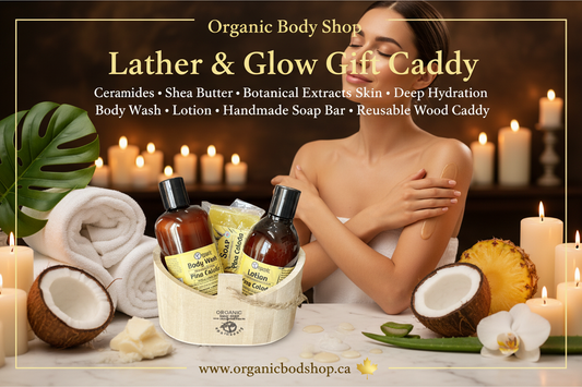 Lather & Glow Gift Caddy Ad